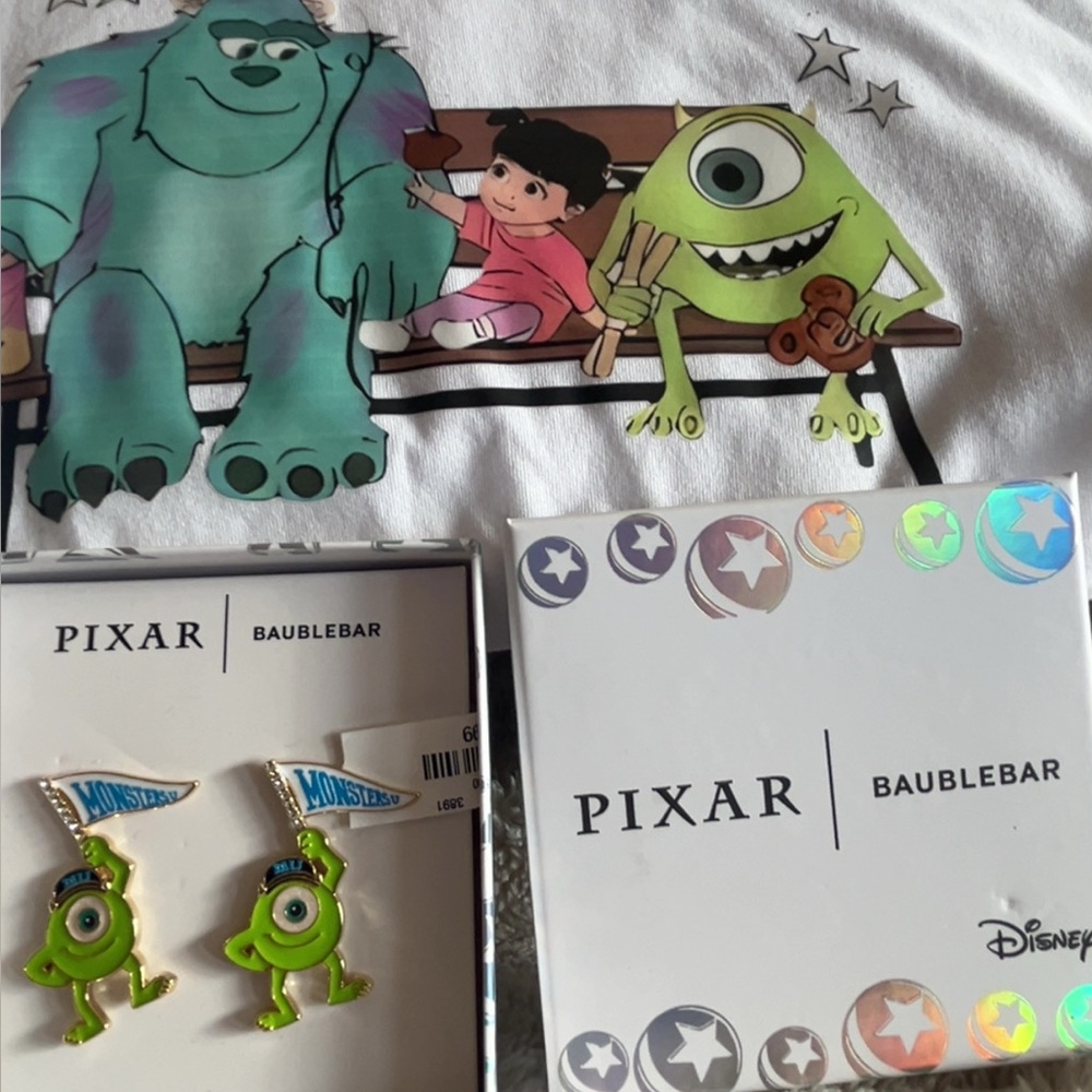BaubleBar Pixar Monsters Inc. Earrings Set